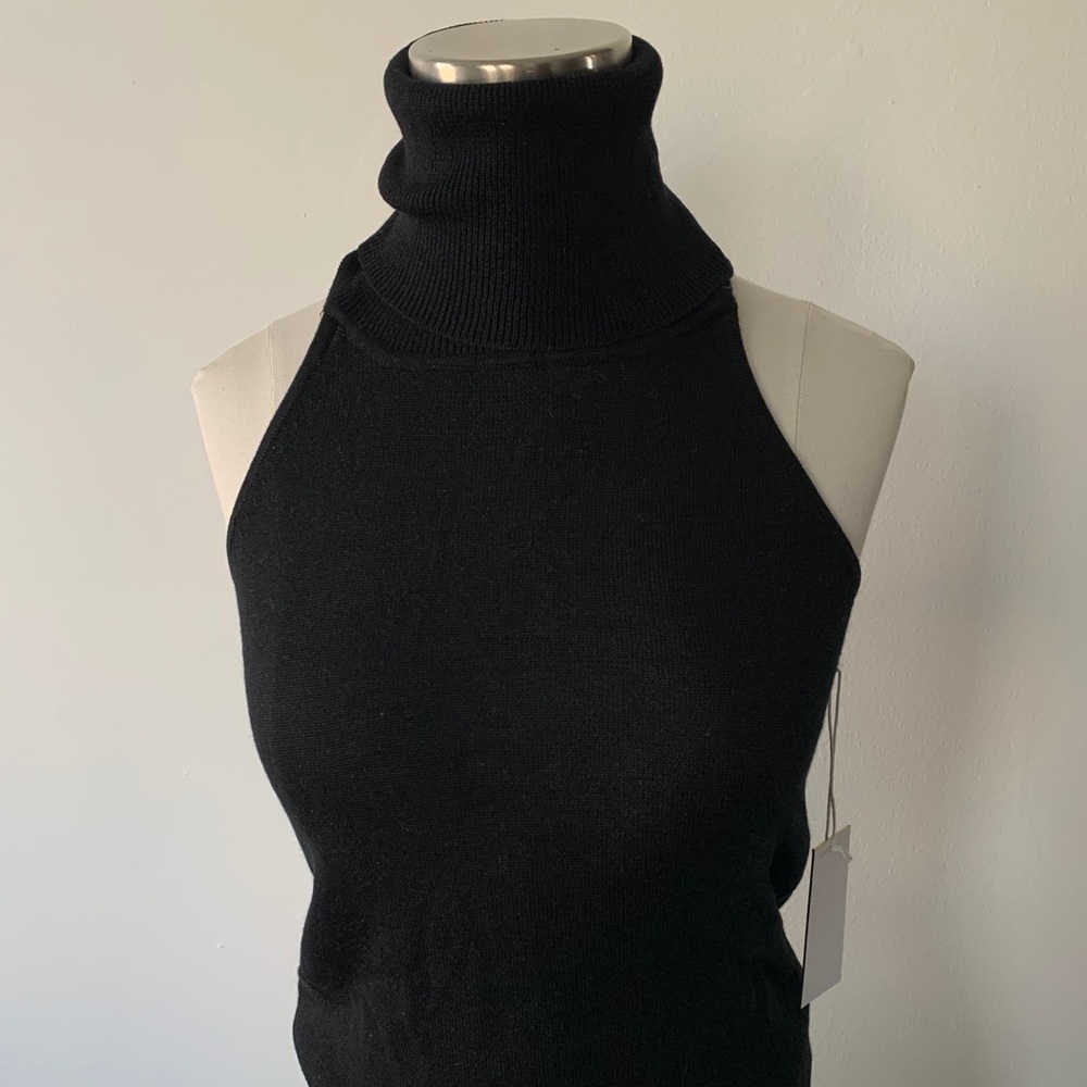 NWT ROI Revolve Turtleneck Tank Top silk cashmere